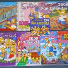 The Simpsons Calendar & Family Organizer Lot Homer Bart Maggie Marge 2003 2004 2005 2006 2007 2009
