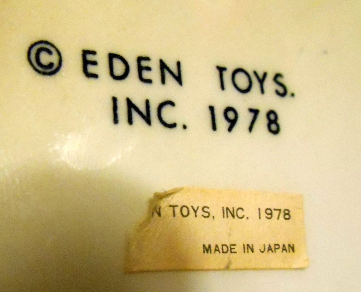 Paddington Bear Ceramic Marmalade Honey Jar Eden Toys Inc 1978