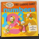 Vintage 1969 Walt Disney Characters First Learning Game Numbers