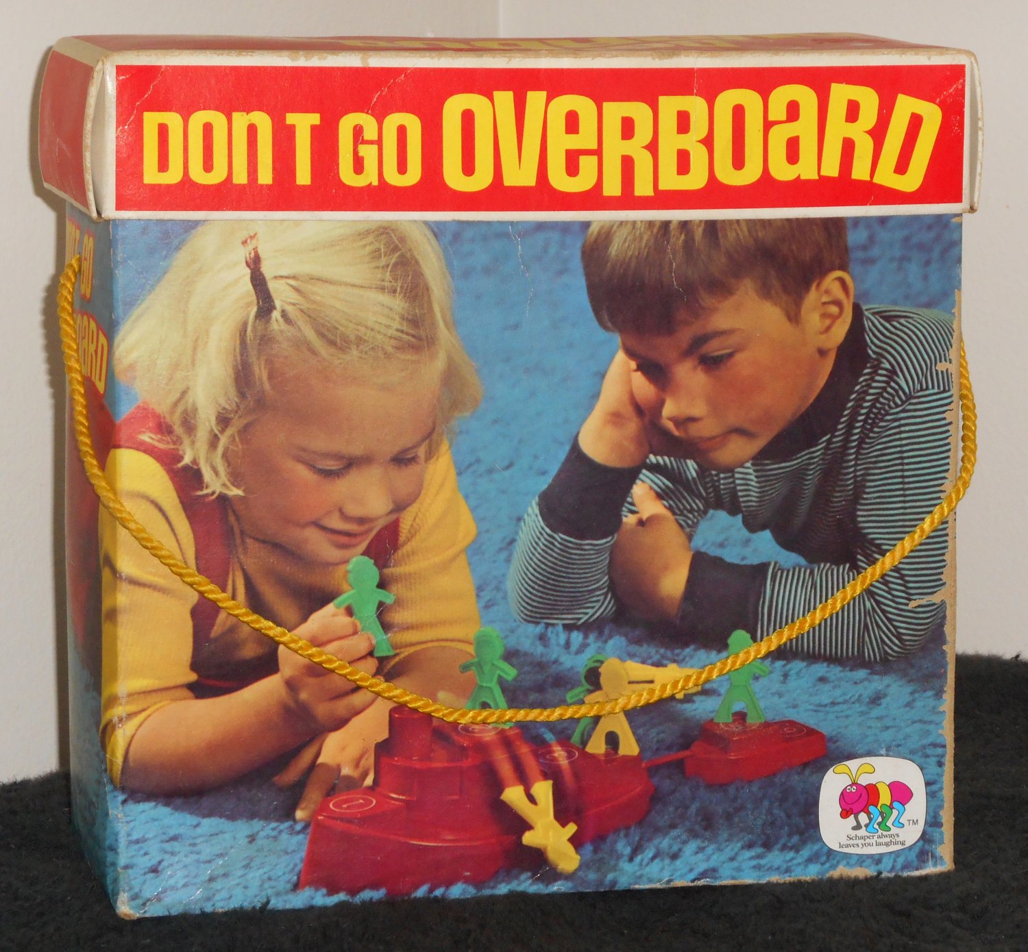 Vintage 1971 Don T Go Overboard Game Schaper 470 Tugboat Sailors Magnets Spinner Dice