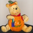 Winnie the Pooh 12 Inch Halloween Figure Singing Animated Light-Up Jack-O-Lantern Plush Disney
