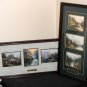 Thomas Kinkade Accent Prints x6 COA Sweetheart Cottages The End of A Perfect Day Framed Matted 1996