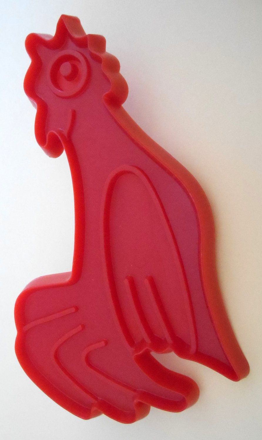 Old MacDonald's Rooster Plastic Cookie Cutter McDonald's Chilton 1979 Aluminum Specialty Company
