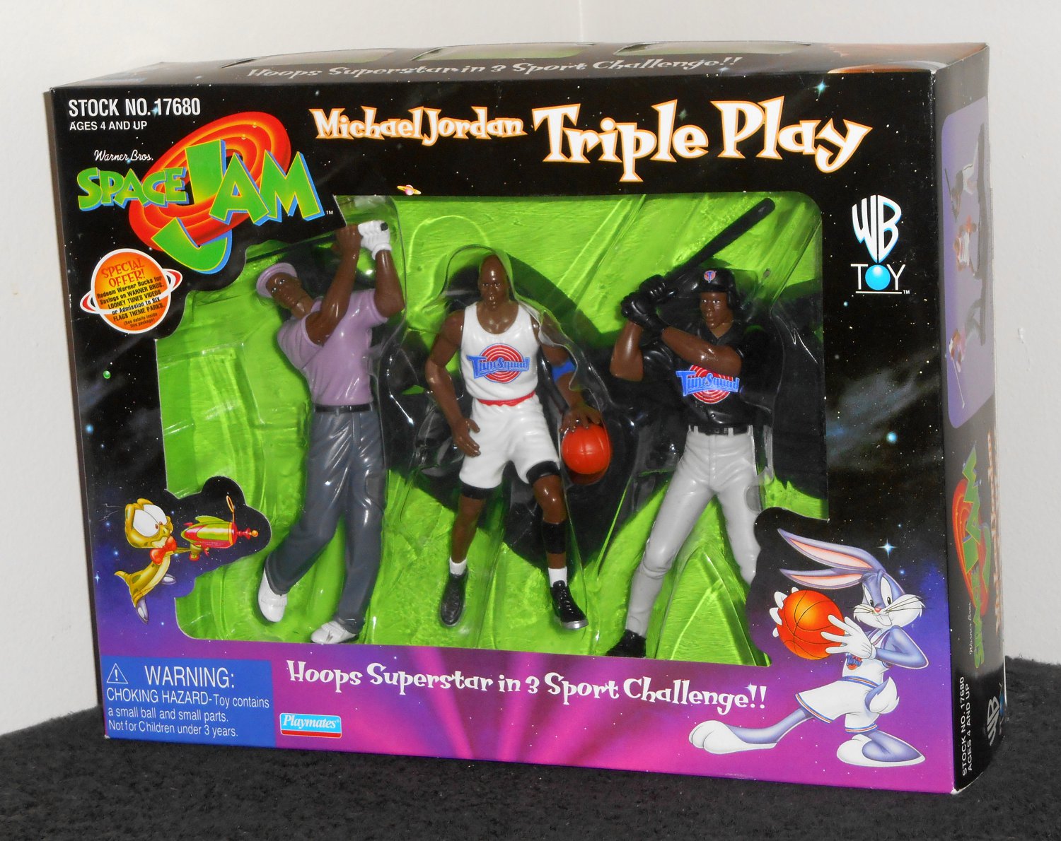 michael jordan triple play space jam