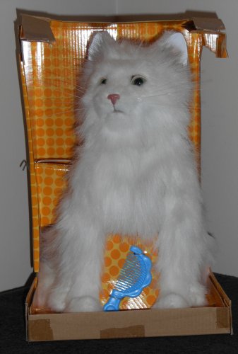 furreal white cat
