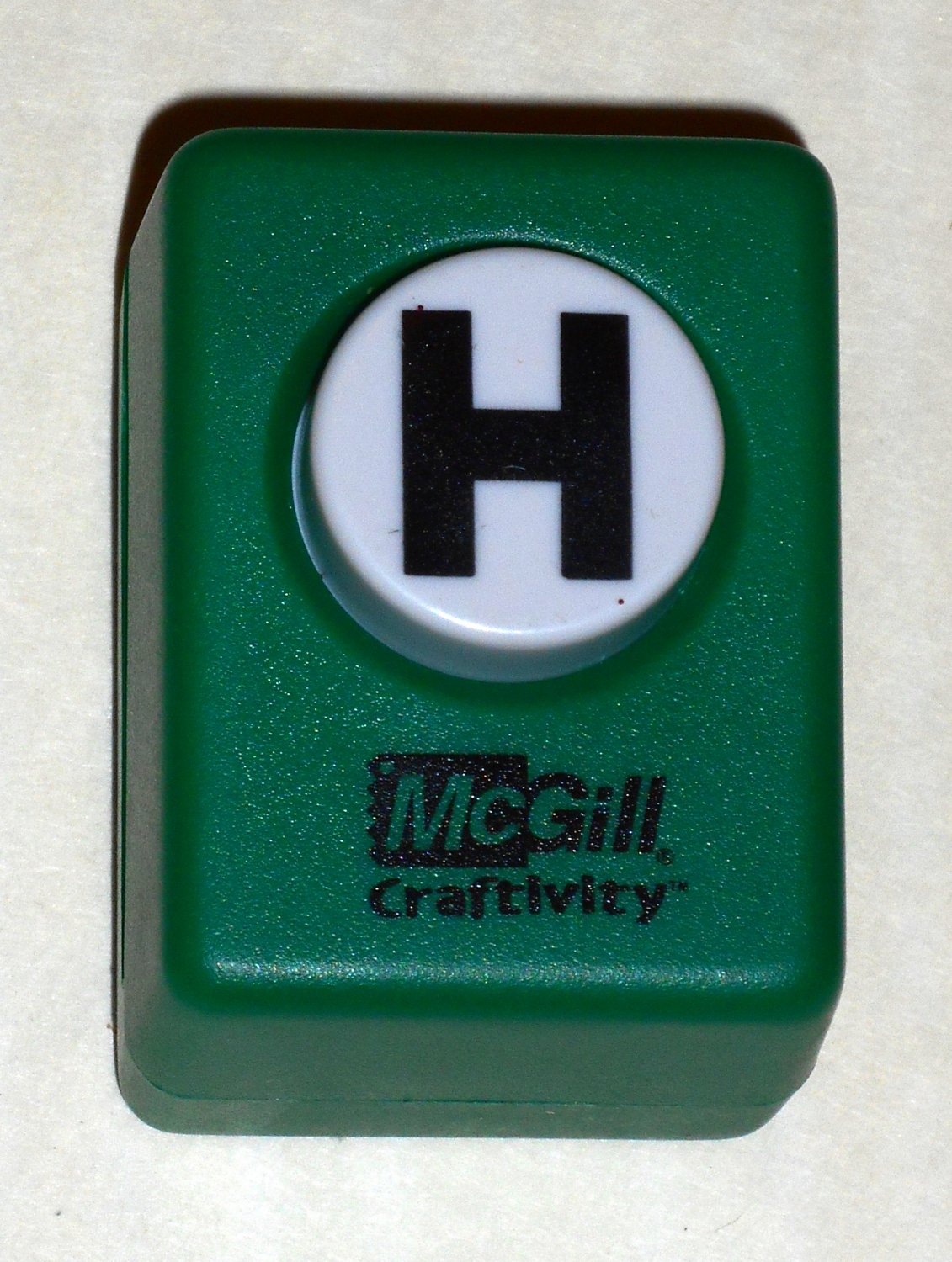 SOLD OUT McGill Craftivity Paper Punch Letter H Upper Case Capital