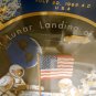 First Lunar Landing of Mankind Souvenir Glass Dish Apollo 11 Armstrong Houze Art NASA 1969 NIB