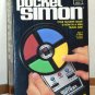 Simon Electronic Memory Game Lot Pocket Travel Size 4046 Digital Screen 1897 Battery Operated Hasbro