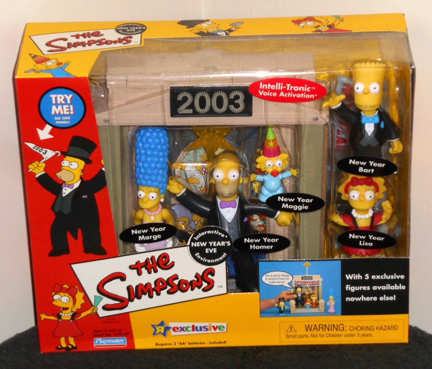 Simpsons WOS New Year's Eve Playset Environment Toys R Us