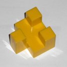 #4Y Vintage 1975 Superfection Game Yellow Replacement Shape Part Block Piece Lakeside 8375