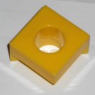 #6Y Vintage 1975 Superfection Game Yellow Replacement Shape Part Block Piece Lakeside 8375