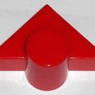 #6R Vintage 1975 Superfection Game Red Replacement Shape Part Block Piece Lakeside 8375