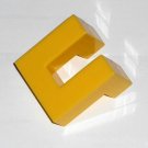 #8Y Vintage 1975 Superfection Game Yellow Replacement Shape Part Block Piece Lakeside 8375