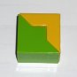 #10Y Vintage 1975 Superfection Game Yellow Replacement Shape Part Block Piece Lakeside 8375