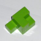 #11G Vintage 1975 Superfection Game Green Replacement Shape Part Block Piece Lakeside 8375
