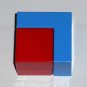 #14R Vintage 1975 Superfection Game Red Replacement Shape Part Block Piece Lakeside 8375