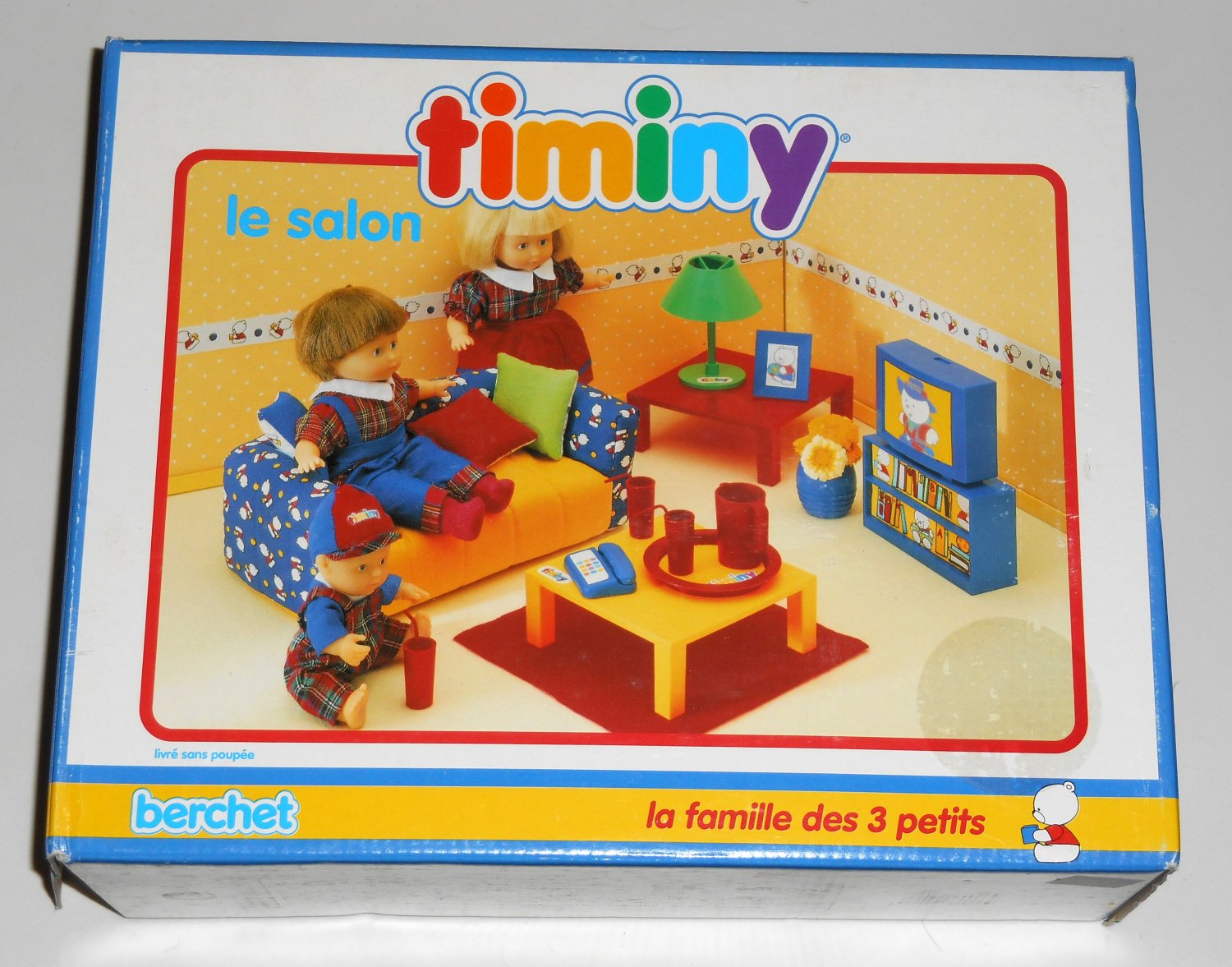 Living Room Timiny Berchet 660006 Doll Furniture Le Salon 3 Little Ones Family 1993