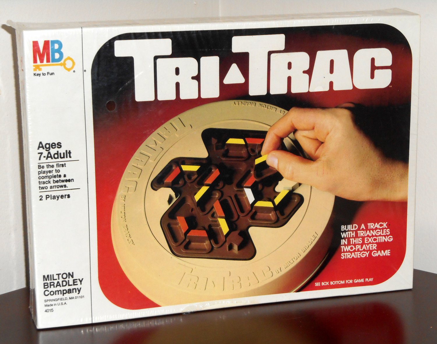Vintage 1980 Tri-Trac Strategy Tactical Game Milton Bradley 4015 MB NIB Sealed