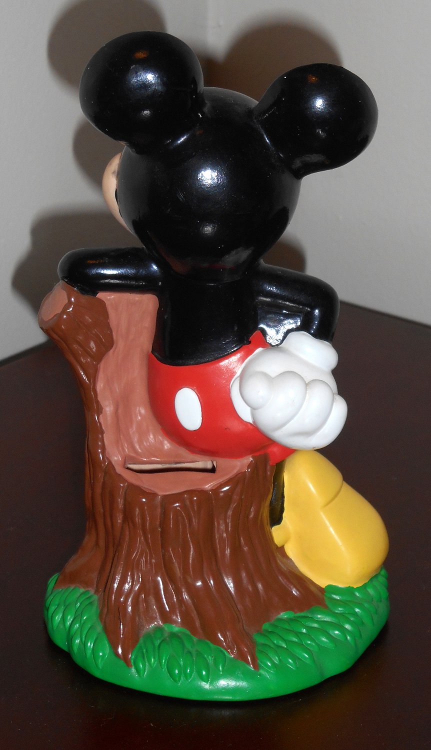 mickey mouse plush piggy bank