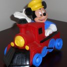Mickey Mouse Plastic Toy Train Johnson & Johnson 1996 Walt Disney Engineer