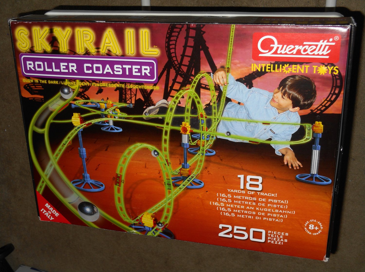 skyrail roller coaster toy