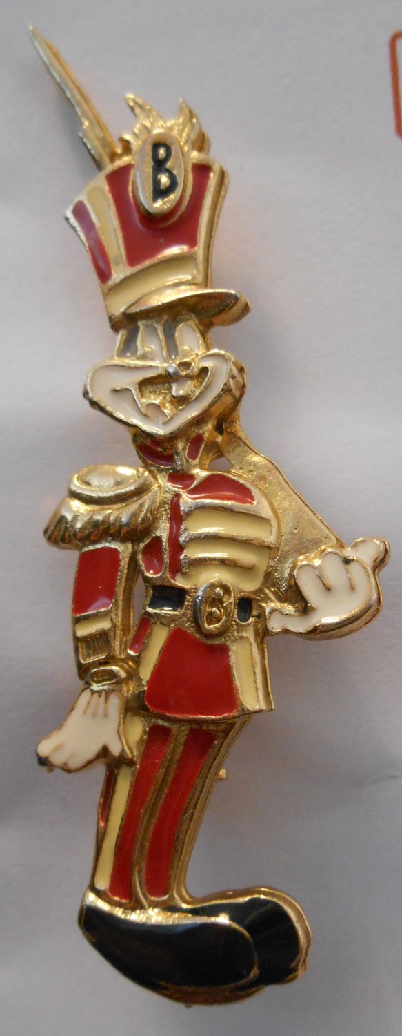 Bugs Bunny Toy Soldier Guard Enamel Pin Decorative Jewelry Christmas Holiday Looney TunesWarner Bros