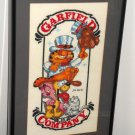 Garfield the Cat and Company Framed Matted Cross Stitch Odie Nermal Arlene Pooky PAWS Jim Davis