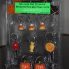 Halloween Tree Decoration Set of 8 Lemax 42842 Candy Corn Lollipop Spooky Town Collection 2004