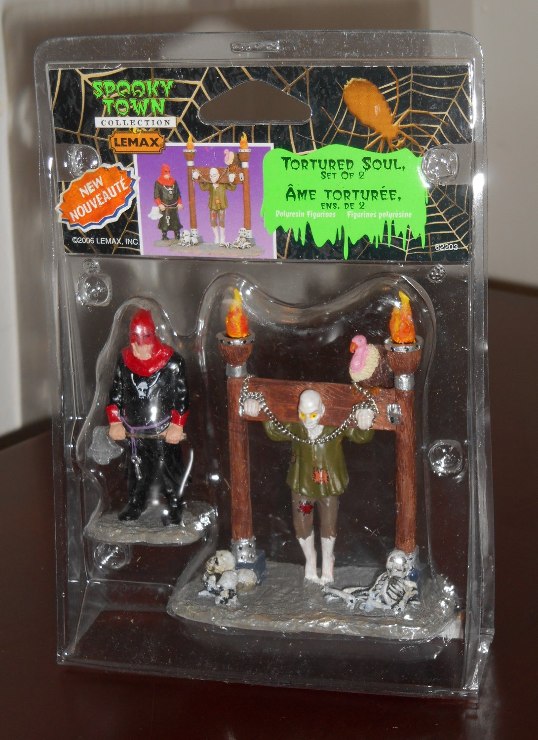Tortured Soul Set of 2 Figurines Lemax 62203 Spooky Town Collection 2006 Halloween