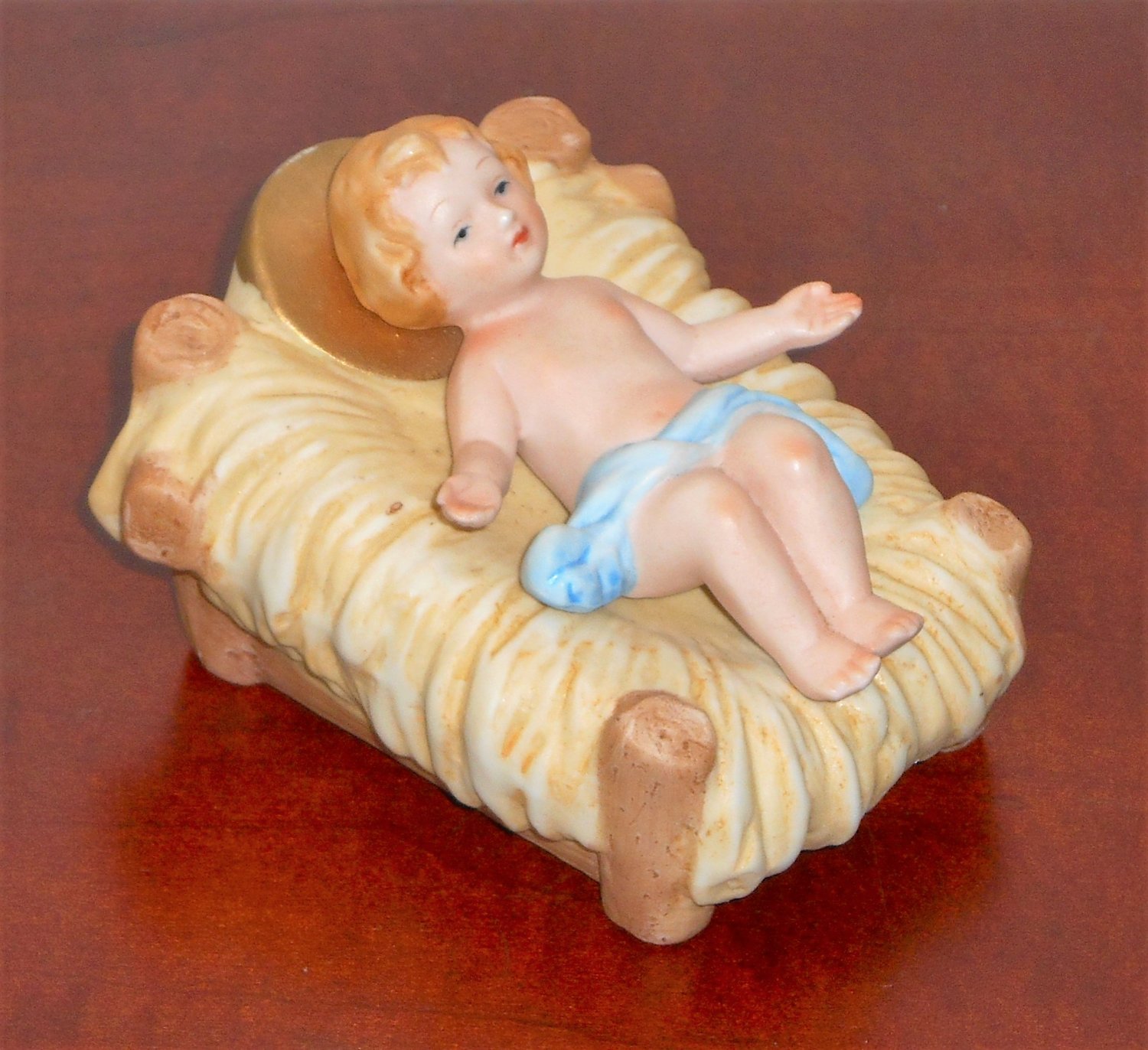 Baby Jesus Porcelain Figurine Homco 5603 Nativity Scene