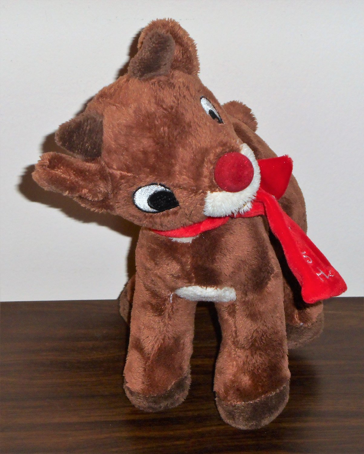 Rudolph the Red Nosed Reindeer with Scarf 8 Inch Plush DanDee 2010