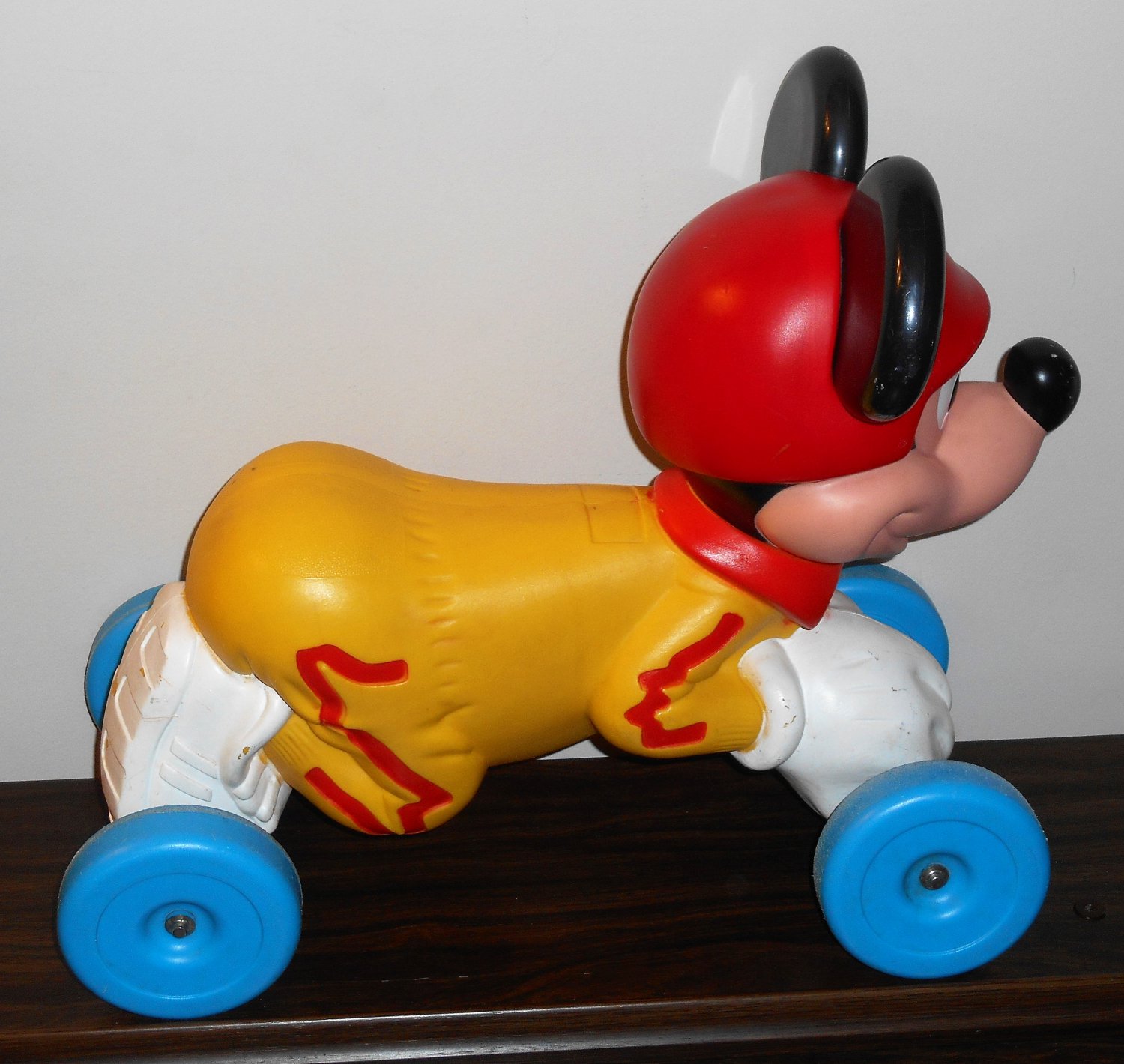 Vintage Toddler Mickey Mouse RideOn Toy Mattel Walt Disney