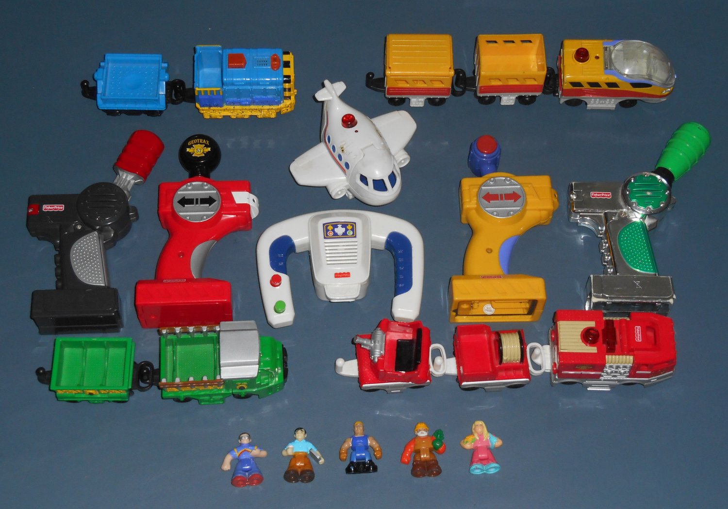 Fisher Price Geotrax System Parts Lot Geo Trax Grand Central Station Rc 