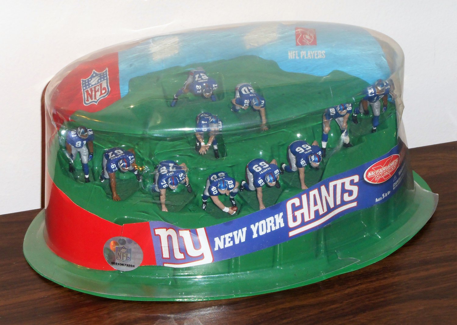 McFarlane Toys New York NY Football Giants Ultimate Team Set Blue