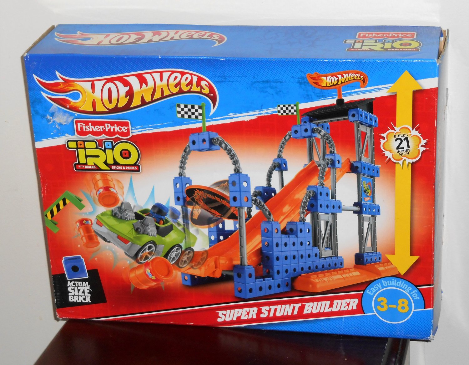 Hot Wheels Trio Super Stunt Builder Set # V9539 for sale online