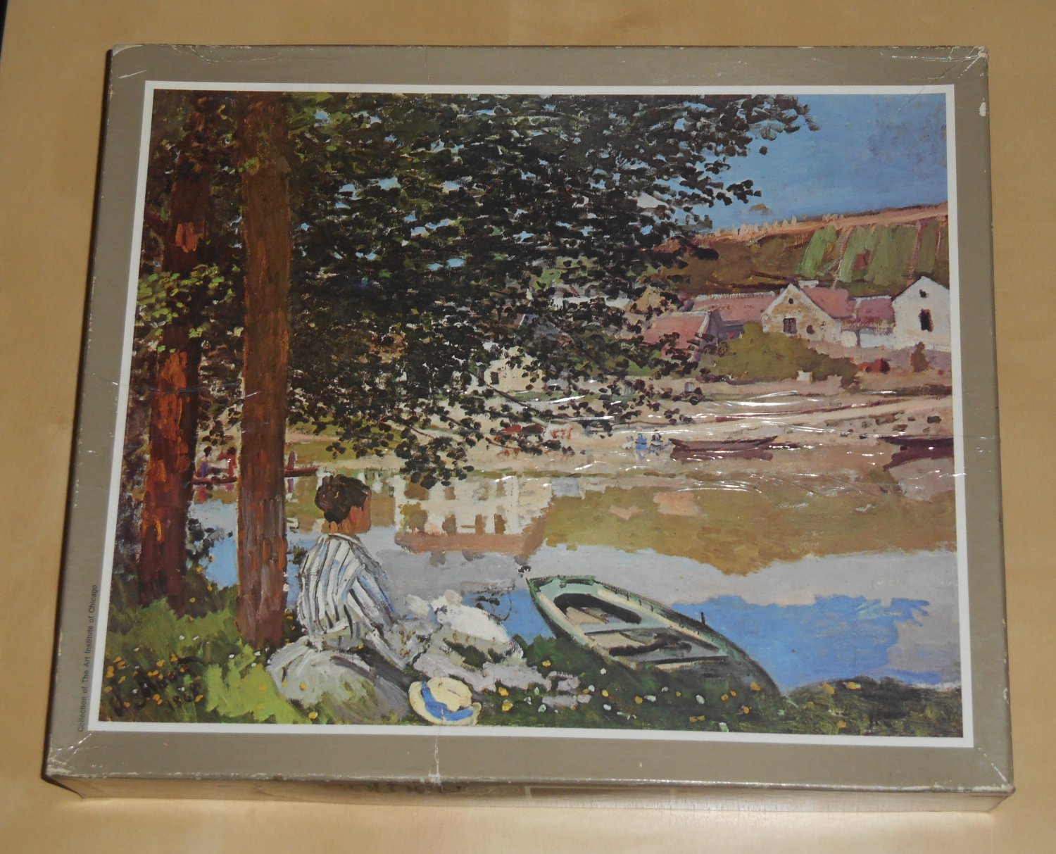 The River 1868 Golden Masterpiece Series 1500 Piece Jigsaw Puzzle 4835 Claude Monet Complete