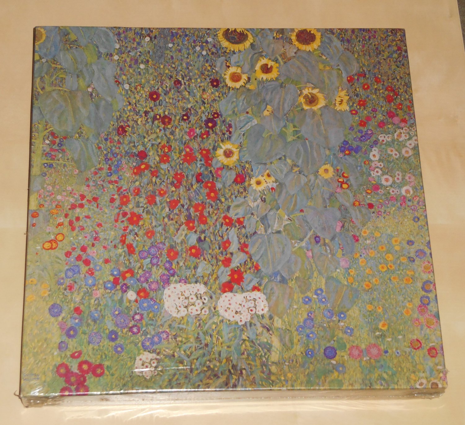 Farm Garden With Sunflowers 500 Piece Square Jigsaw Puzzle Gustav Klimt PZL2057 NIB 1973