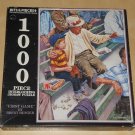 First Game 1000 Piece Jigsaw Puzzle 02-0432 Baseball Brent Benger Bits and Pieces COMPLETE