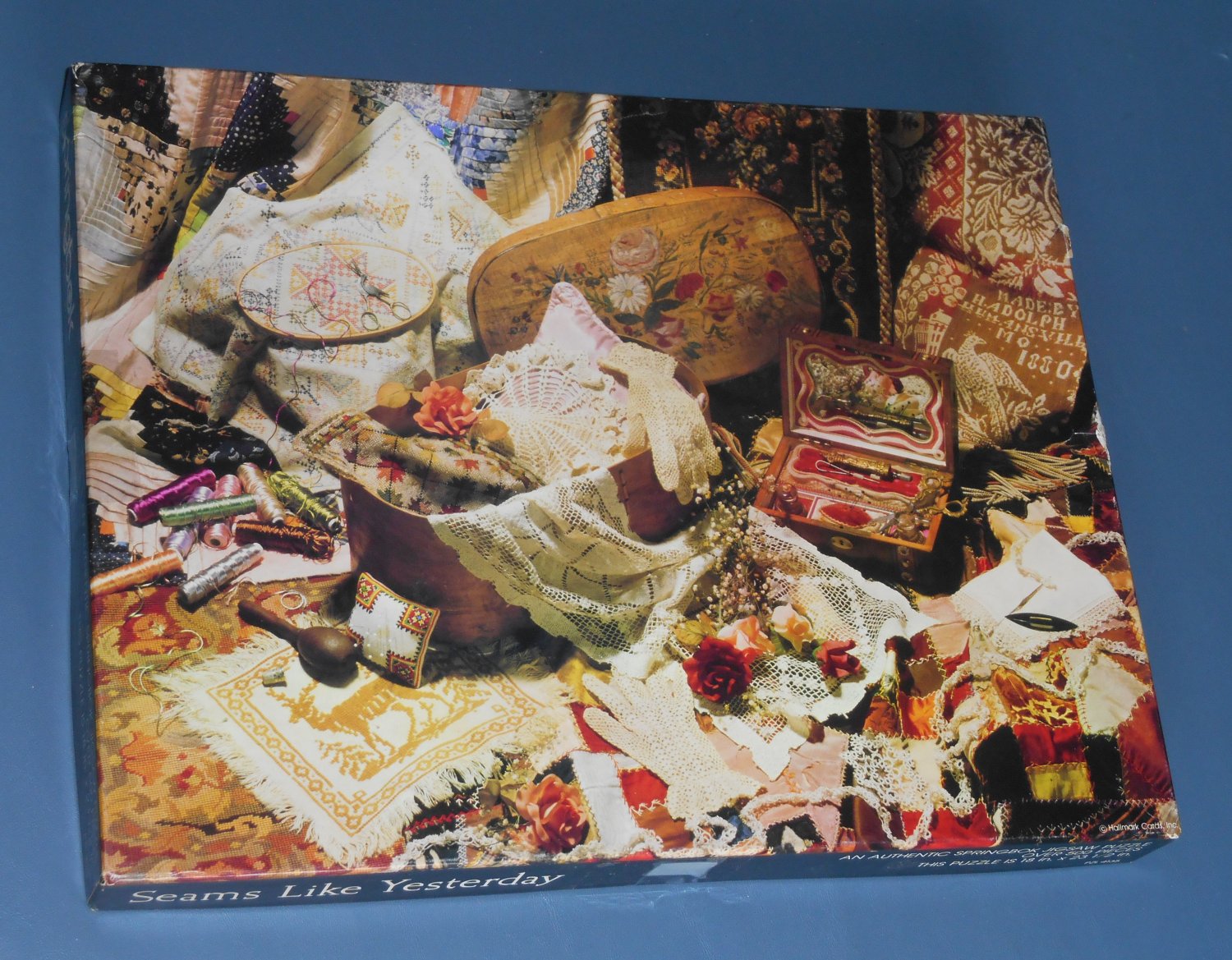 Seams Like Yesterday 500 Piece Jigsaw Puzzle Springbok Sewing PZL4135 Complete 1979