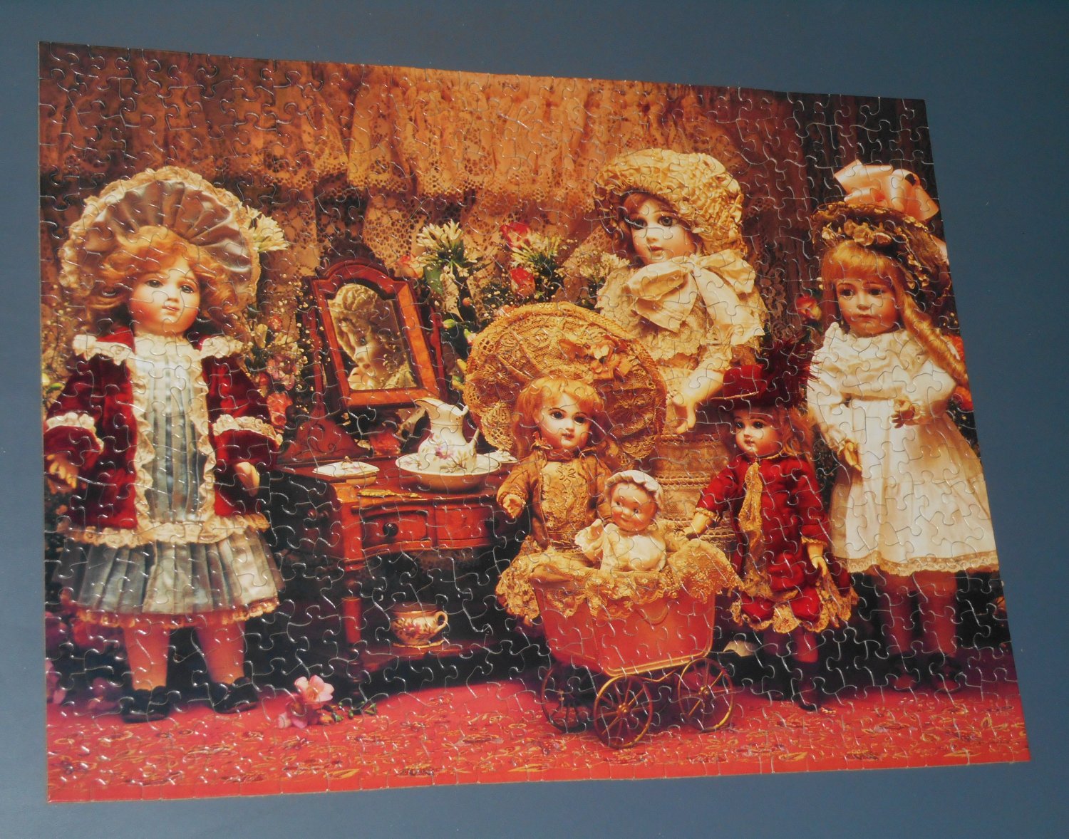 Fancy Frilly Dolls 500 Piece Jigsaw Puzzle Springbok PZL4409 Complete 1985