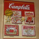 Campbell's Soup Puzzle Series 4 Pack Jigsaw 500 Piece Complete 2005