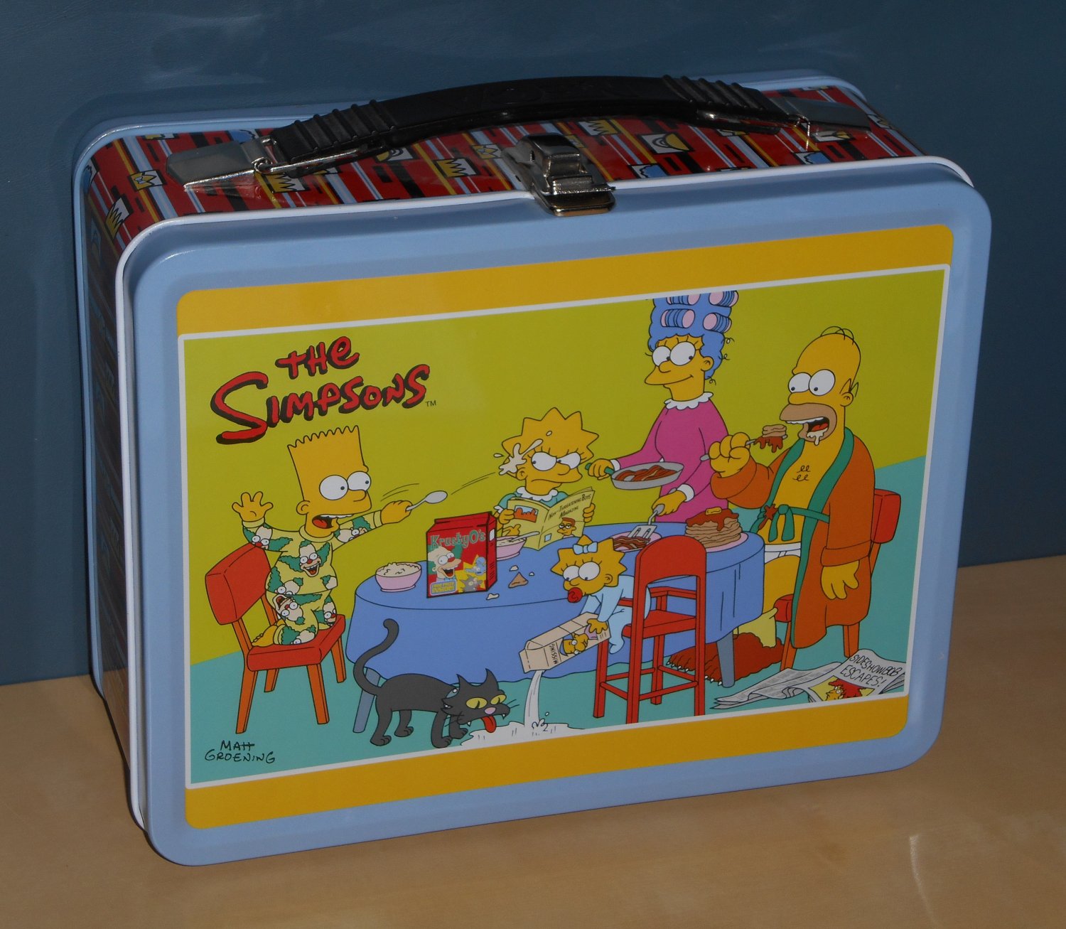 simpsons metal lunch box