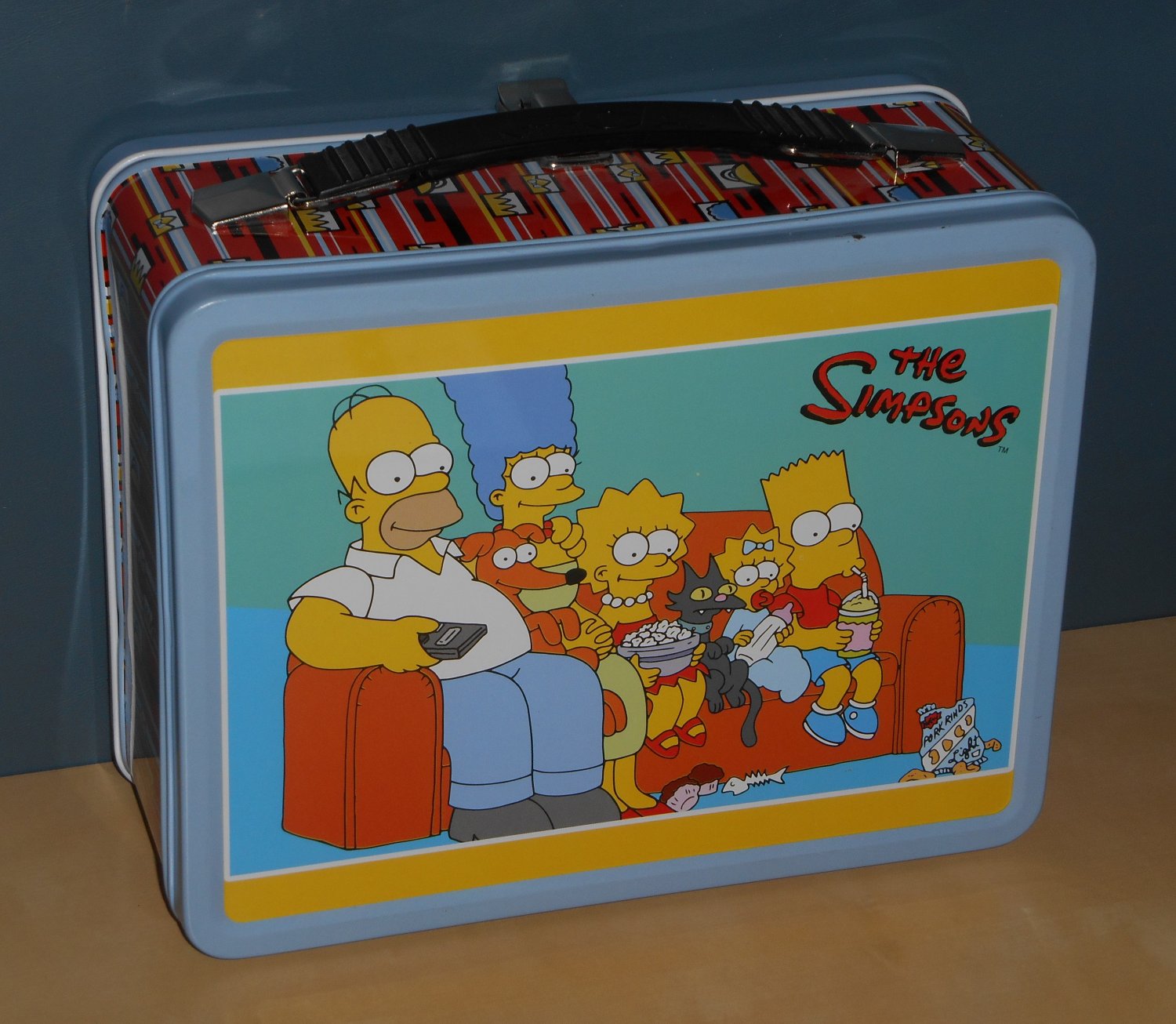 simpsons metal lunch box