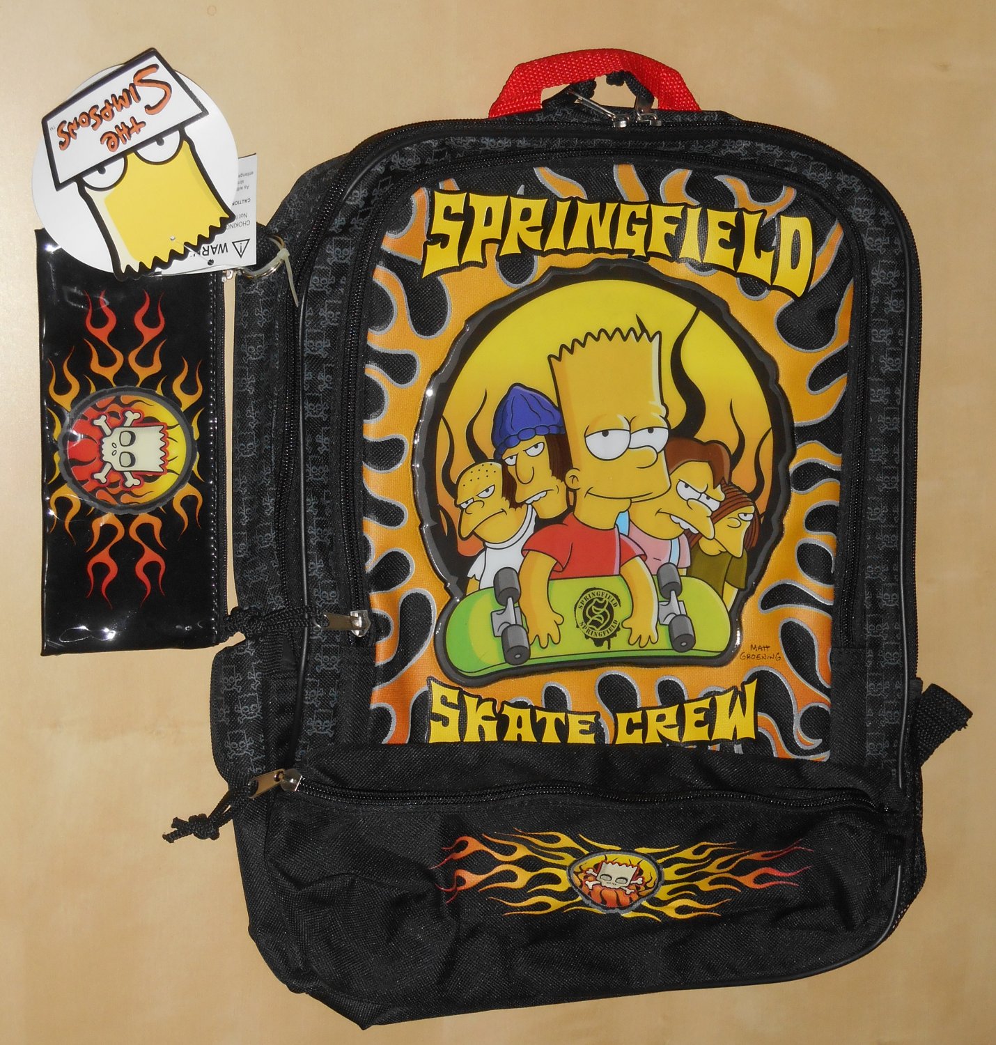 simpsons bookbag