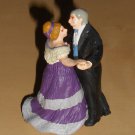 Blonde Gray Hair Couple Figure Mr Christmas Holiday Waltz Ballroom Dancers Dancing Replacement Part