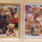 Congress Playing Cards Plush Teddy Bears Double Deck Sealed Black Felt Case