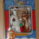 Rudolph The Movie Christmas Tree Ornament Lot of 2 Holiday Polar Bear Trevco 1998 NIB