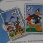 Official Looney Tunes Stamp Collection Mailing Labels Total 16 Road Runner Tweety Bugs Sylvester NIP