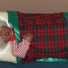 Telco 42703 Animated Snoring Talking Sleeping Mrs Santa Claus Figure Afro African American Black