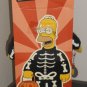 Homer Simpson Plush Skelly Skeleton Doll Applause 63759 Halloween Glow in Dark Face Cover 2003